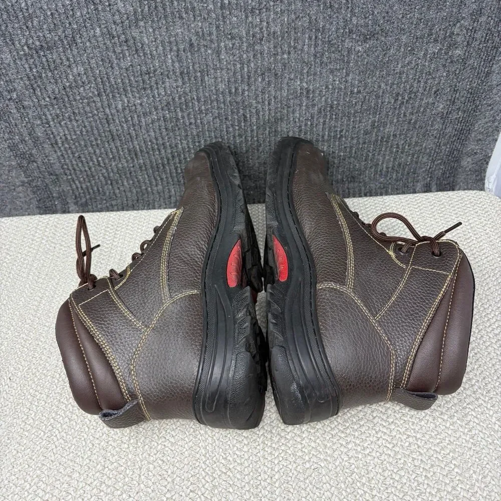 Skechers Burgin Tarlac Steel Toe Puncture Resistant Work Boots Brown Leather 14